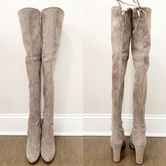 SOLD!! Stuart Weitzman Highland Suede Boots - Picture 3 of 8